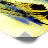 Abstrakte Art "Space Travel" Malplakat Poster (Ecke)