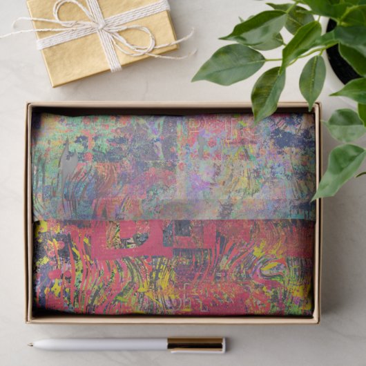 Abstrakte Art Tissue oder Decoupage Seidenpapier (Geschenk)
