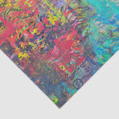 Abstrakte Art Tissue oder Decoupage Seidenpapier (Detail)