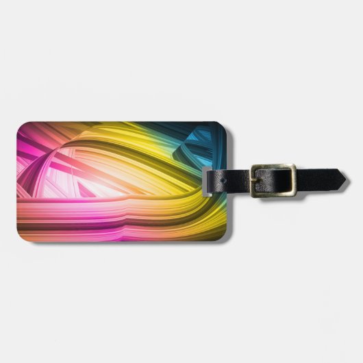 Abstrakte Artikel 10 Gepäckanhänger (Vorderseite horizontal)