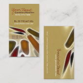 Abstrakte Artist - Vertikale Visitenkarte (Vorne/Hinten)