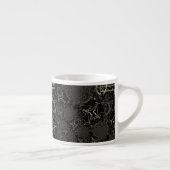 Abstrakte Artwork Black Espressotasse (Rechts)