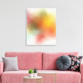 Abstrakte Artwork Blau Rot Gelb Lila Grün Rosa Leinwanddruck (Insitu (Wohnzimmer))