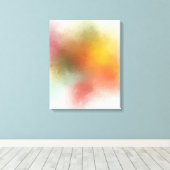 Abstrakte Artwork Blau Rot Gelb Lila Grün Rosa Leinwanddruck (Insitu (Holzboden))