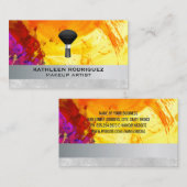 Abstrakte Artwork | Brush Visitenkarte (Vorne/Hinten)