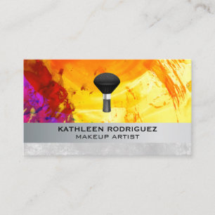 Abstrakte Artwork   Brush Visitenkarte