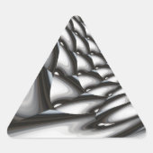 Abstrakte Artwork Dreieckiger Aufkleber (Vorderseite)