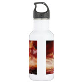 Abstrakte Artwork Edelstahlflasche (Rückseite)