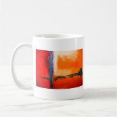 Abstrakte Artwork Kaffeetasse (Links)