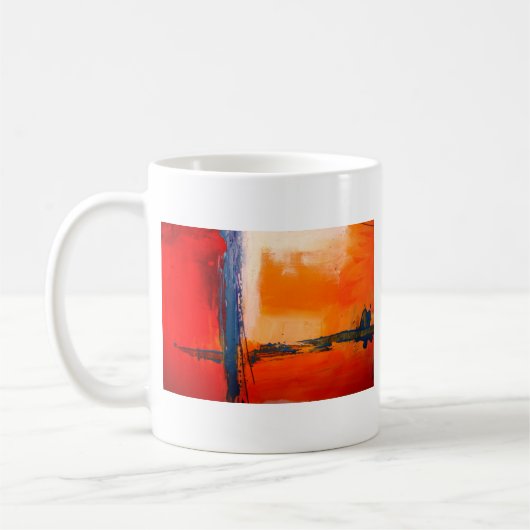 Abstrakte Artwork Kaffeetasse (Links)