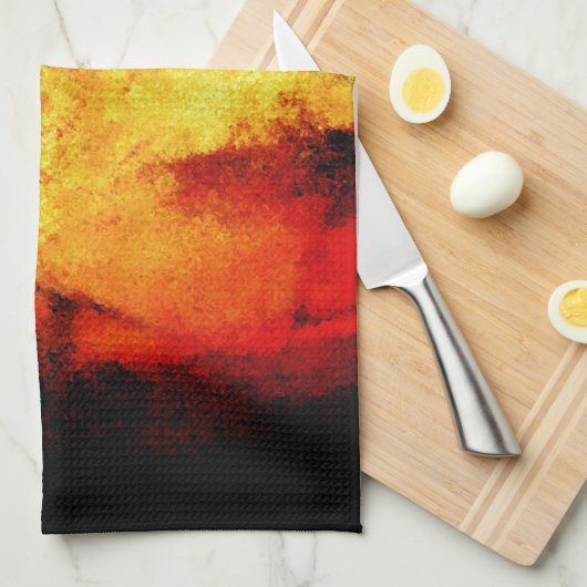 Abstrakte Artwork Küchentuch (Viertel Falte)