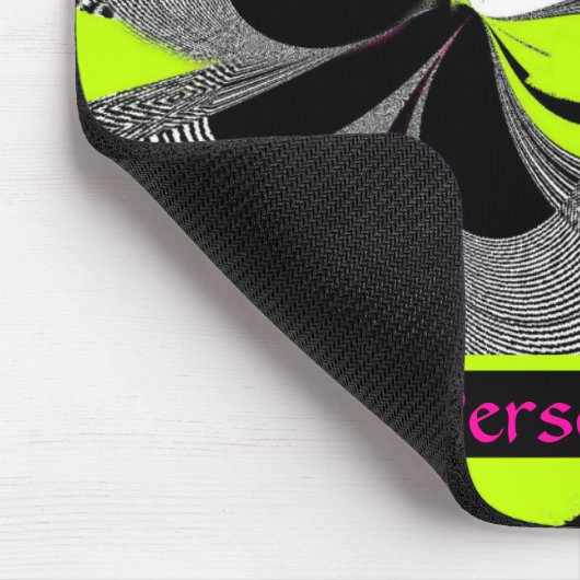 Abstrakte Artwork Lila Black Limon Personalize Mousepad (Ecke)