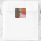 Abstrakte Artwork Quadratischer Aufkleber (Tasche)