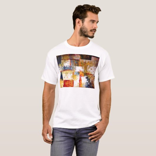 Abstrakte Artwork T-Shirt (Vorne ganz)