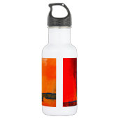 Abstrakte Artwork Trinkflasche (Rückseite)