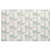 Abstrakte ASL I Liebe Sie Gemusterten Stoff (Fat Quarter (45,7 x 55,9 cm))