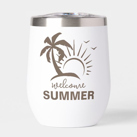 Abstrakte Ästhetik Moderner Sommerstrand (Vorderseite)