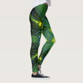 Abstrakte Astra Electronics Digital Art Leggings (Rechts)