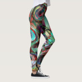 abstrakte astrale Leggings (Rechts)