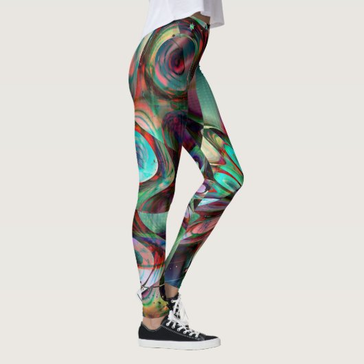 abstrakte astrale Leggings (Rechts)