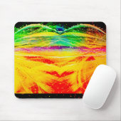 Abstrakte Astronomische Spinndrüsenmatte Mousepad (Mit Mouse)