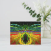 Abstrakte Astronomische Spinnenpostkarte Postkarte (Stehend Vorderseite)