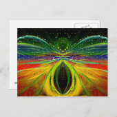 Abstrakte Astronomische Spinnenpostkarte Postkarte (Vorne/Hinten)