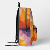 Abstrakte asymmetrische Formen Bedruckter Rucksack (Links)