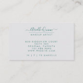 Abstrakte ätherische Aquarellkunst Visitenkarte (Rückseite)