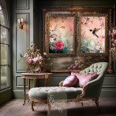 Abstrakte ätherische Floral Seidenpapier