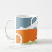 Abstrakte atomarTasse Kaffeetasse (Links)