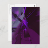 Abstrakte Aufbaustruktur 4 Postkarte (Vorne/Hinten)