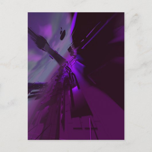 Abstrakte Aufbaustruktur 4 Postkarte (Vorderseite)