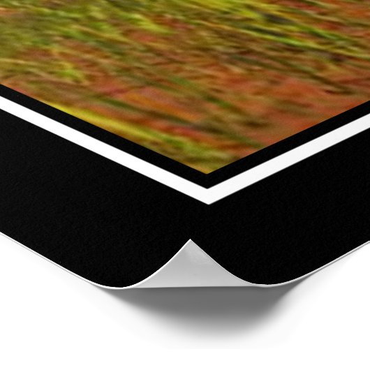 Abstrakte Augen im Felsen Poster (Ecke)