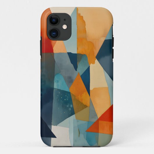 Abstrakte Augen von Blau und Orange Case-Mate iPhone Hülle (Rückseite)