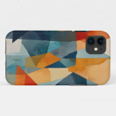 Abstrakte Augen von Blau und Orange Case-Mate iPhone Hülle (Rückseite (Horizontal))