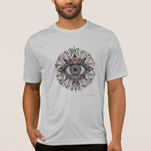 Abstrakte Augengeometrische Kunst - Männersport-Te T-Shirt