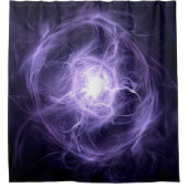 Abstrakte Aura: Energieform Kirlian Duschvorhang (Vorderseite)