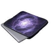 Abstrakte Aura: Energieform Kirlian Laptopschutzhülle (Vorne Knopf)