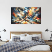 🎨 Abstrakte Ausdrücke Mauer Art: Leinwanddruck (Insitu (Schlafzimmer))