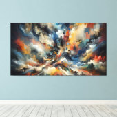 🎨 Abstrakte Ausdrücke Mauer Art: Leinwanddruck (Insitu (Holzboden))