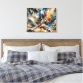 🎨 Abstrakte Ausdrücke Mauer Art: Leinwanddruck (Insitu (Schlafzimmer))
