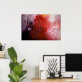 Abstrakte Ausdrucks-Druckplakette Poster (Heimbüro)