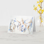 Abstrakte Ausdruckskarte "Einfache Unterstützung" Karte (Gelbe Blume)