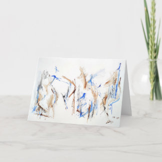 Abstrakte Ausdruckskarte "Einfache Unterstützung" Karte