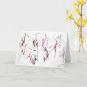 Abstrakte Ausdruckskarte "Light Liebe" Karte (Gelbe Blume)