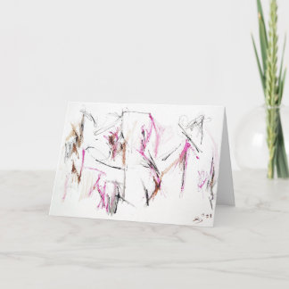 Abstrakte Ausdruckskarte "Light Liebe" Karte