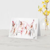 Abstrakte Ausdruckskarten "Hellere Tage" Karte (Gelbe Blume)