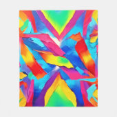 Abstrakte Ausdruckskunst Fleecedecke (Vorderseite)