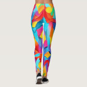 Abstrakte Ausdruckskunst Leggings (Rückseite)
